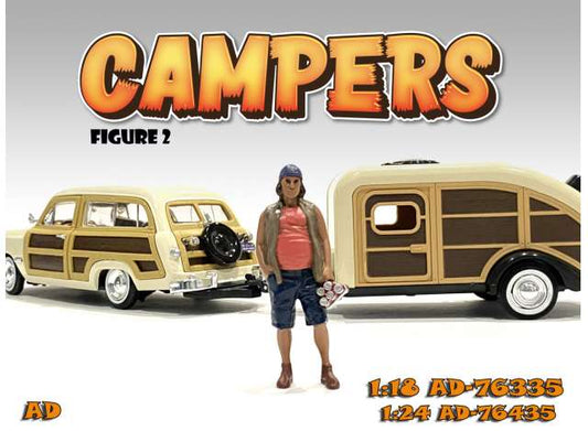Campers Figure II 1:18 American Diorama Model