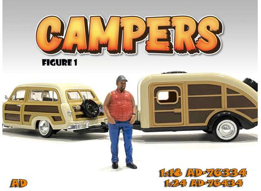 Campers Figure I 1:18 American Diorama Model