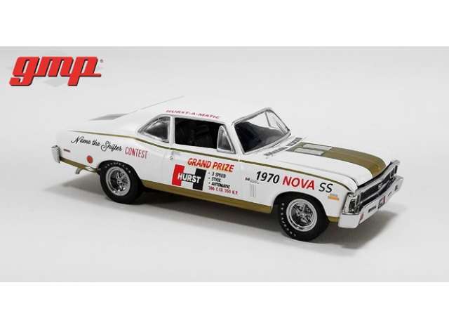 Pre-Order – 1970 Chevrolet Nova SS 54th International 500 Mile Sweepstake Hurst Performance 1:43 GMP Model (gmp14317) – ETA. September 2026