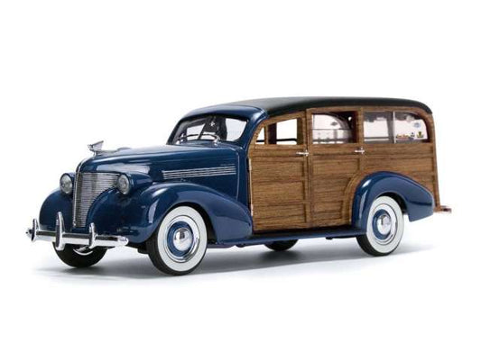 Pre-Order – 1939 Chevrolet Woody Surf Wagon, regency blue 1:18 SunStar Model (sun6178) – ETA. September 2026