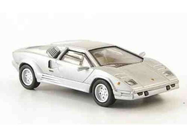Available To Order – Lamborghini Countach, silver 1:87 Ricko Model (RIC38341)