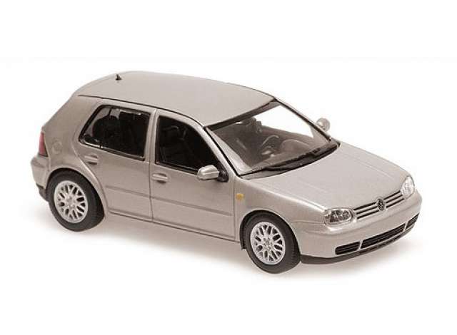 Pre-Order – 1999 Volkswagen Golf IV, grey metallic 1:43 Maxichamps Model (mc940056060) – ETA. July/August 2026