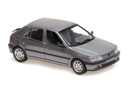 Pre-Order – 1995 Peugeot 306 4-door, silver 1:43 Maxichamps Model (mc940112571) – ETA. July/August 2026