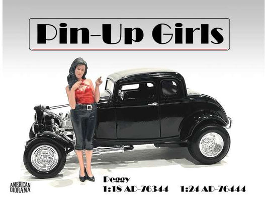 Pin-Up Girl Peggy figure 1:18 American Diorama Model