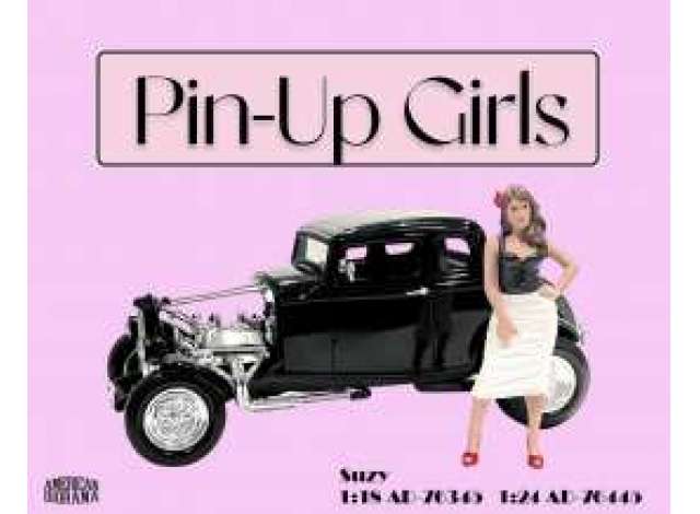 Pin-Up Girl Suzy figure 1:24 American Diorama Model