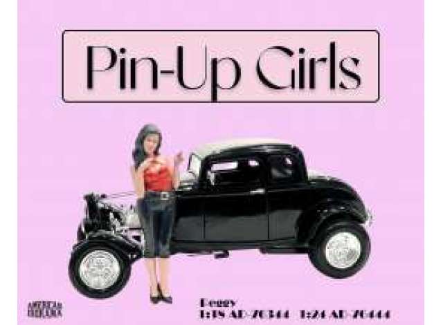 Pin-Up Girl Peggy figure 1:24 American Diorama Model