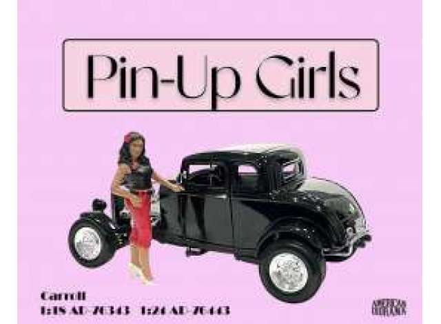 Pin-Up Girl Carroll figure 1:24 American Diorama Model