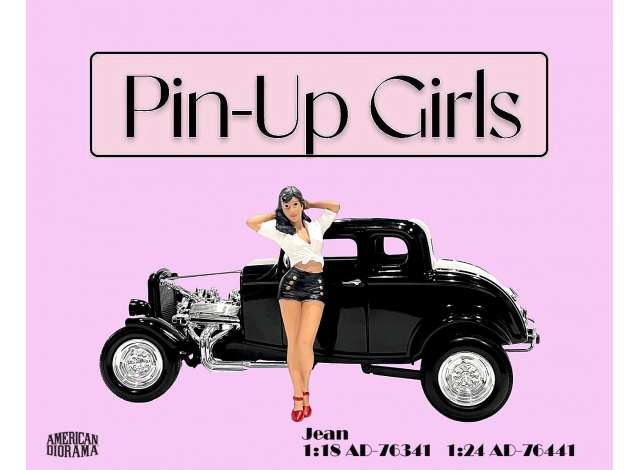 Pin-Up Girl Jean figure 1:24 American Diorama Model