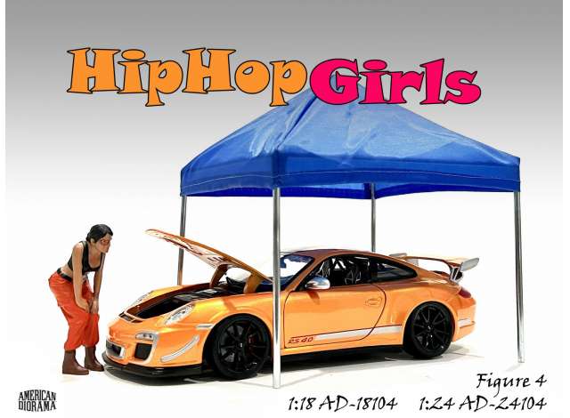 Hip Hop Girls figure #4 1:18 American Diorama Model