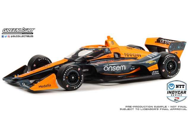 Pre-Order – 2023 #6 Felix Rosenqvist Arrow McLaren SP Onsemi *NTT Indycar* 1:18 GreenLight Model (gl11190) – ETA. September 2026