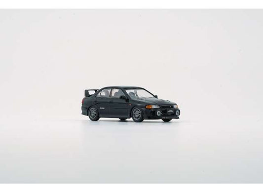 Mitsubishi Lancer Evo IV, black right hand drive 1:64 BM Creations Model