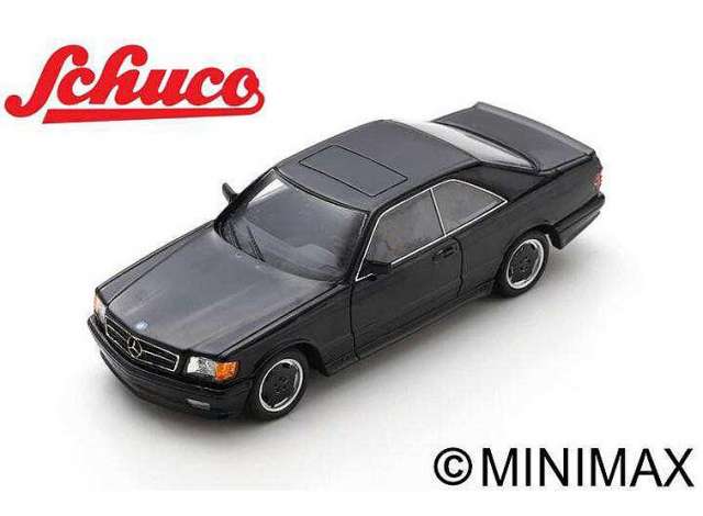 Pre-Order – 1986 Mercedes Benz 560 SEC AMG, black 1:43 Schuco Model (schuco09214) – ETA. September 2026