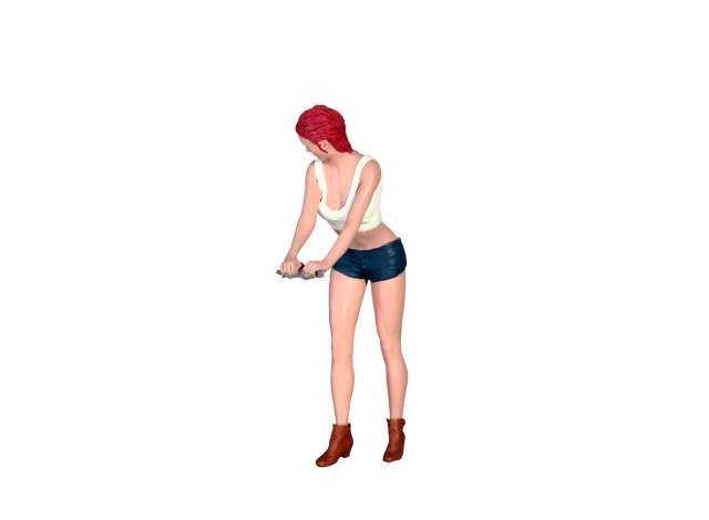 Courtney figurine. 1:24 Atlantic Model
