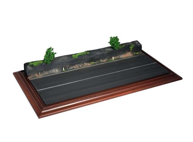 Diorama Based Display Case. Model "Forest Road" Scale 1:43, 1:50. 1:43 Atlantic Model