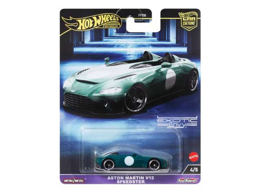 Exotic Envy Aston Martin V12 Speedster 4/5 1:64 Hot Wheels Model (HKC78)