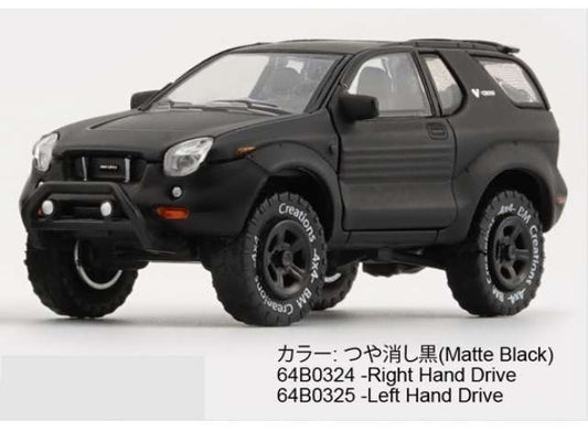 1997-2001 Isuzu Vehicross, matt black 1:64 BM Creations Model