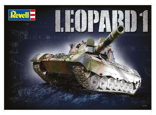 Pre-Order – Giftset  Leopard 1 A1A1-A1A4  Includes paint, glue and paintbrush, Level 4 plastic modelkit 1:35 Revell - Germany Model (revell65656) – ETA. September 2026