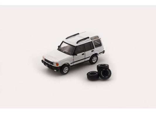 1998 Land Rover Discovery 1 left hand drive, white 1:64 BM Creations Model