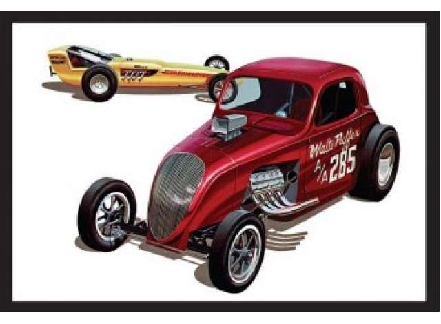 Fiat Double Dragster, plastic modelkit 1:25 AMT Model