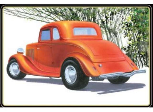 1934 Ford 5-Window Coupe Street Rod, plastic modelkit 1:25 AMT Model