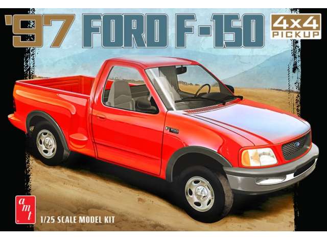 1997 Ford F-150 4x4 Pickup, plastic modelkit 1:25 AMT Model