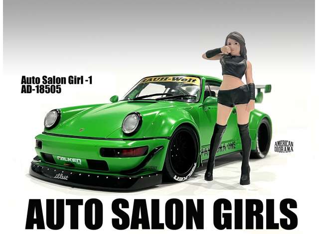 Autosalon Girl #1 1:18 American Diorama Model