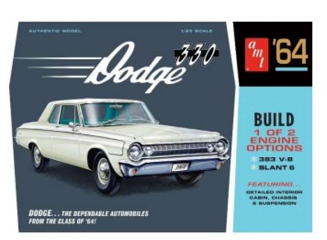 1964 Dodge 330, plastic modelkit 1:25 AMT Model