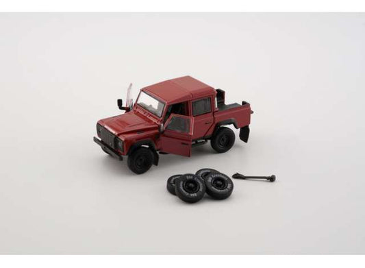 2016 Land Rover Defender 110 Pick-Up *Left Hand Drive*, dark orange 1:64 BM Creations Model