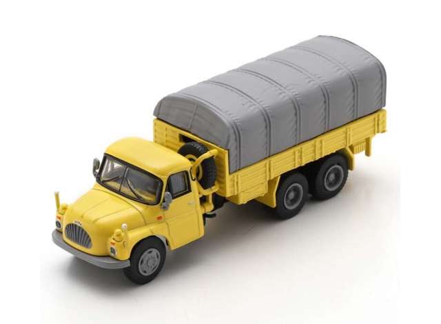 Available To Order – Tatra T138 laadbak met huif, yellow/grey 1:87 Schuco Model (SCHUCO26786)
