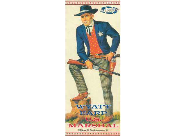 U.S. Marshal Wyatt Earp, plastic modelkit 1:8 Atlantis Model