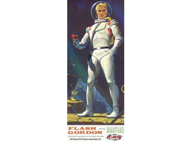 Flash Gordon and the Martian, plastic modelkit 1:8 Atlantis Model