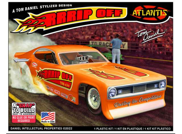 Tom Daniel *RRRIP OFF* Funny Car, plastic modelkit 1:32 Atlantis Model