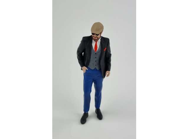 Alexander figurine, black jacket and blue pants 1:18 Atlantic Model