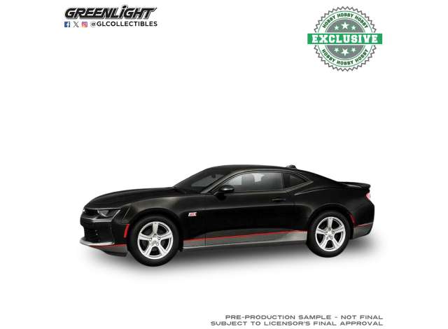 Pre-Order – 2018 Chevrolet Camaro SS *Hurst Heritage by GSS RPO Series L/78 Camaro*, black 1:64 GreenLight Model (gl30507) – ETA. September 2026