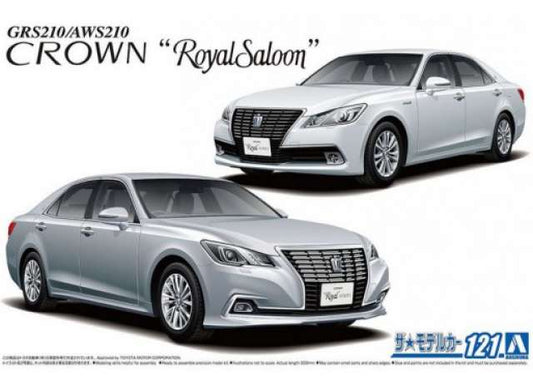 #121 2015 Toyota GRS210/AWS210 Crown Royal Saloon, plastic modelkit 1:24 Aoshima Model