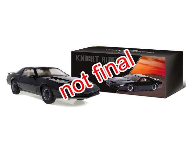 Pre-Order – Knight Rider Kitt, black 1:18 Jada Toys Model (jada253255101) – ETA. July/August 2026