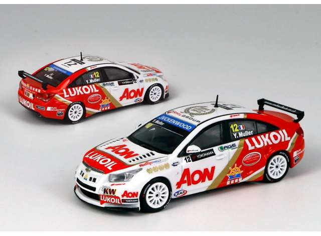 Chevrolet Cruze WTCC #12 2013 Yvan Muller 1:64 Pop Race Model (PR64-CRUZE-13MWTCC12)