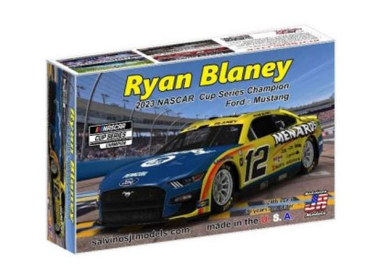 Pre-Order – 2023 Ford Mustang *2023 Nascar Cup Champ* #12 Team Penske, plastic model kit 1:25 Salvinos Model (SALPF2023RBPX) – ETA. September 2026