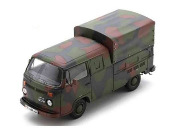 Pre-Order – Volkswagen T2 Double Cabine Bundeswehr, camouflage 1:35 Schuco Model (schuco09174) – ETA. September 2026