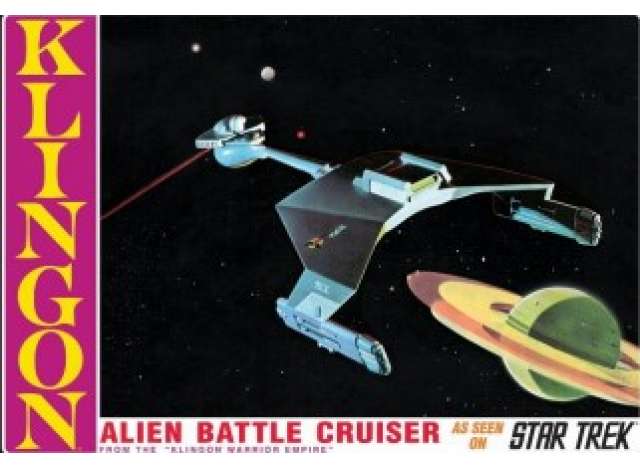 Star Trek: The Original Series Klingon Battle Cruiser, plastic modelkit 1:650 AMT Model