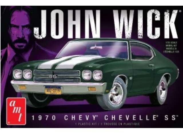 1970 Chevrolet Chevelle John Wick, plastic modelkit 1:25 AMT Model
