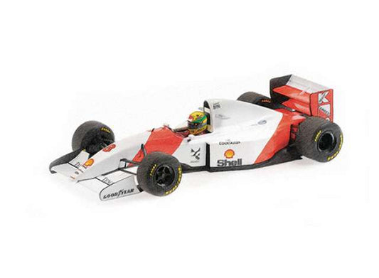 1993 McLaren Ford MP4/8 Ayrton Senna Winner Brazil GP 1993, Dirty Version 1:43 Minichamps Model (mc540933398) – ETA. September 2026