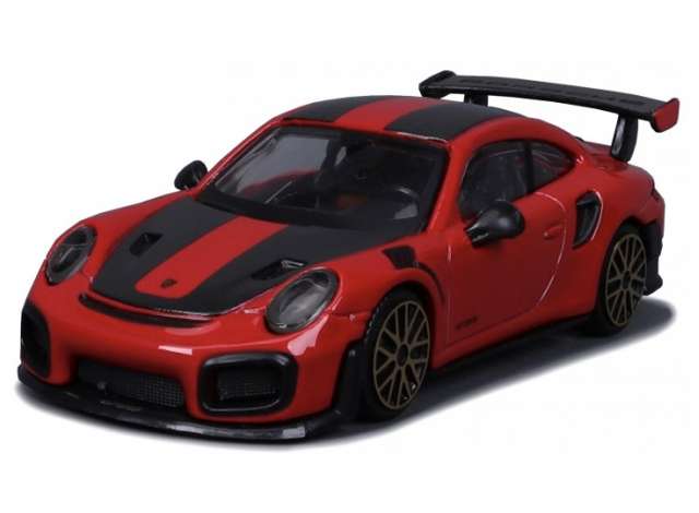 Porsche 911 GT2 RS *Street Fire* Exclusive Edition, red/black 1:43 Bburago Model