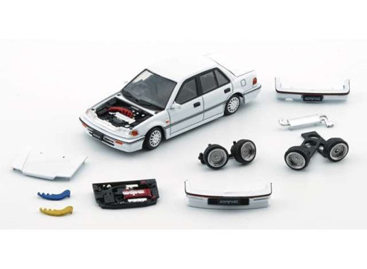 1991 Honda Civic EF2, white 1:64 BM Creations Model