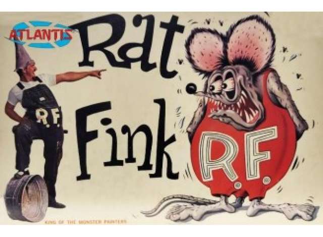Ed Roth Rat Fink, plastic modelkit 1:25 Atlantis Model