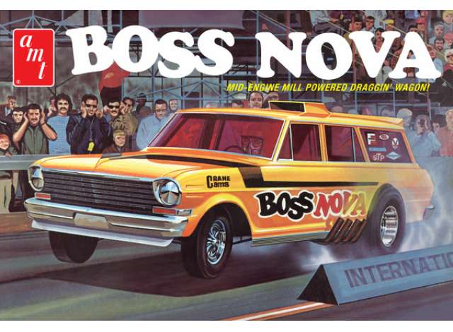 Boss Nova Funny Car, plastic modelkit 1:25 AMT Model