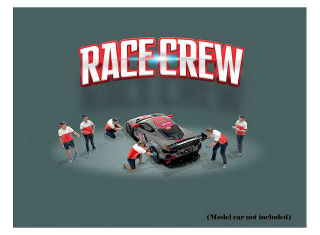 Race Crew, Diecast Figure's 1:64 American Diorama Model