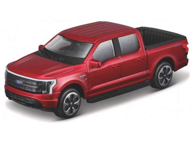 2022 Ford F-150 Lightning, red 1:43 Bburago Model