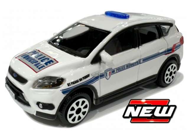 2099 Ford Kuga *Police Municipale*, white/blue 1:43 Bburago Model