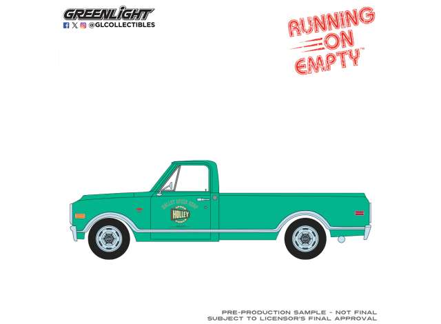 Pre-Order – 1967 Chevrolet C10 Holley Speed Shop * Running on Empty*, green 1:24 GreenLight Model (gl85091) – ETA. September 2026